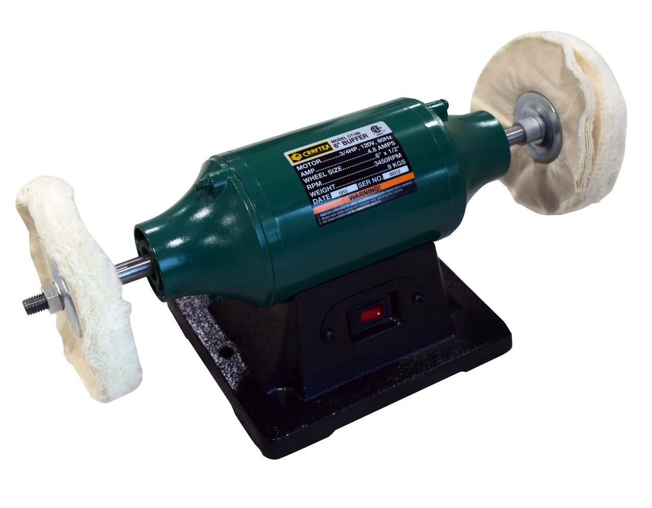 Best deal π 6IN. BUFFER 3/4HP CRAFTEX CSA CT188 π€© 6 Best deal π 6IN. BUFFER 3/4HP CRAFTEX CSA CT188 π€© - Image 5