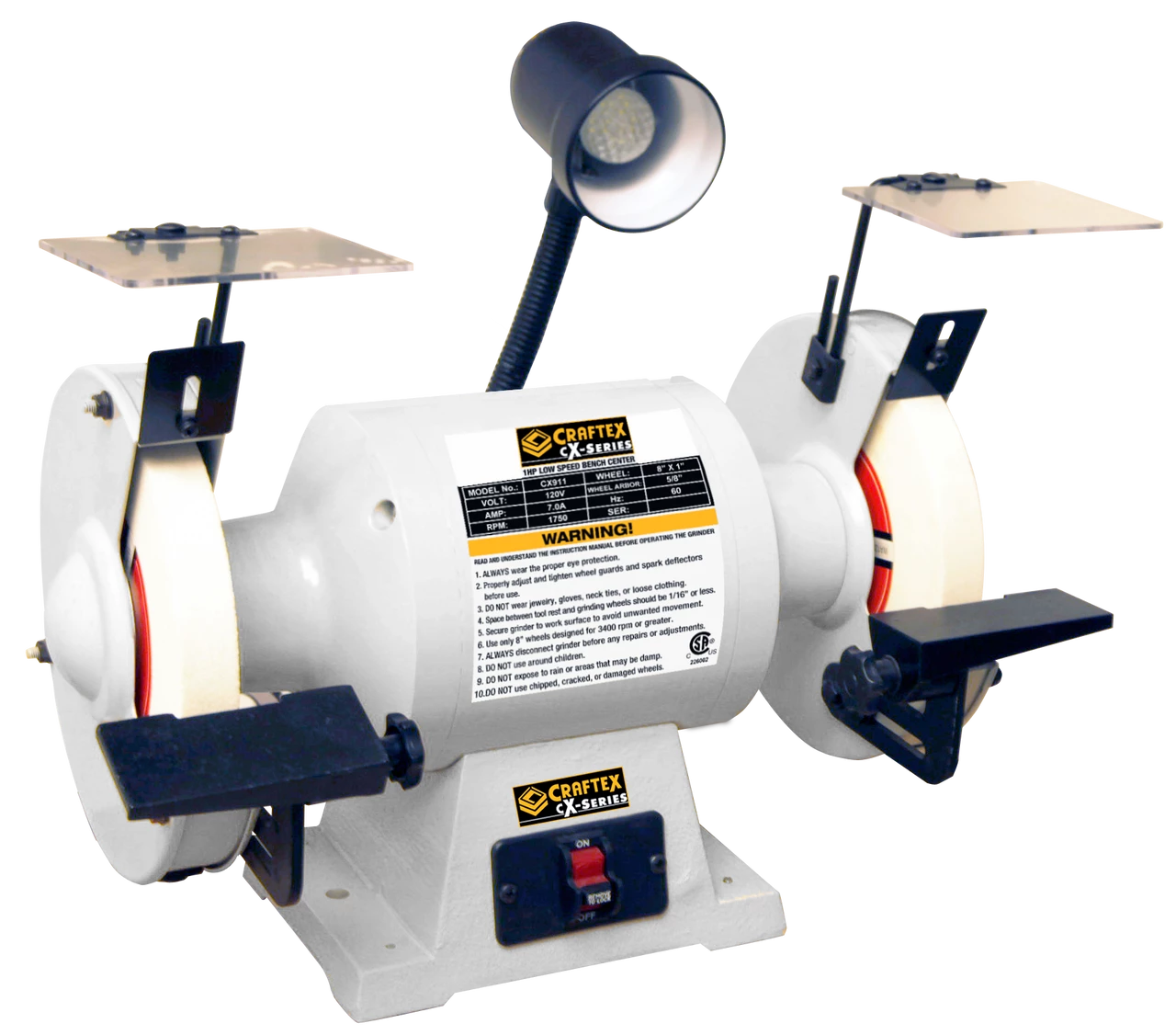 Best deal ๐ฅฐ 8IN. SLOW SPEED GRINDER CRAFTEX CX SERIES CX911 ๐ 3 Best deal ๐ฅฐ 8IN. SLOW SPEED GRINDER CRAFTEX CX SERIES CX911 ๐